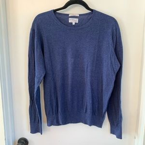 GANT RUGGER. MENS MEDIUM KNIT SWEATER. BLUE.